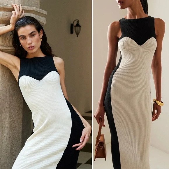 Mara Hoffman Aleks Ribbed-Knit Cotton Maxi Dress Size XS - Picture 2 of 14